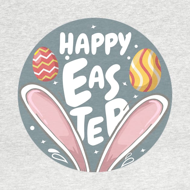 Happy Easter. Easter Bunny and Egg design by lolisfresh